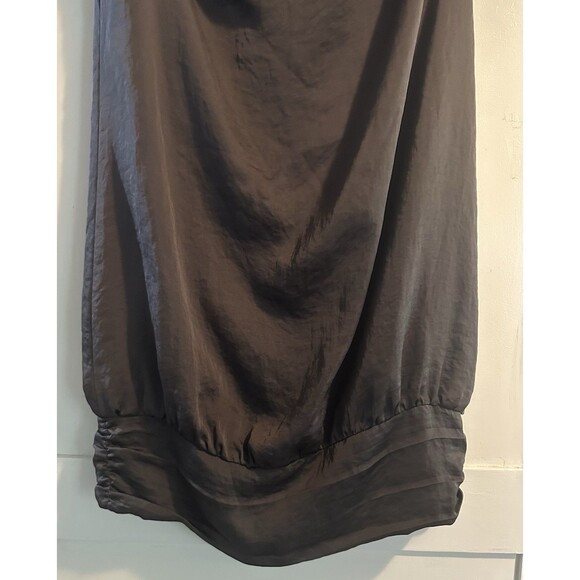 Club Monaco Olive Green Dress Off Shoulder Flutter Sleeve Mini Size 4 80’s Style - Picture 7 of 7